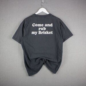 Vintage Sloppy Hogg " Come and Rub My Brisket " Faded Tee